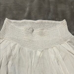 Elegant White Women's Skirt
